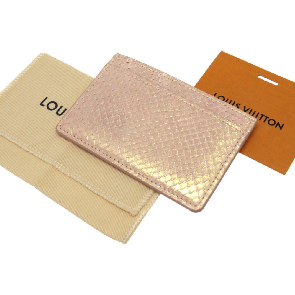 Louis Vuitton Porto Culte Sample Python Card Case… - image 3